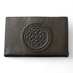 Brighton Ferrara Pewter Bronze Folio Leather Wallet with Dust Bag
